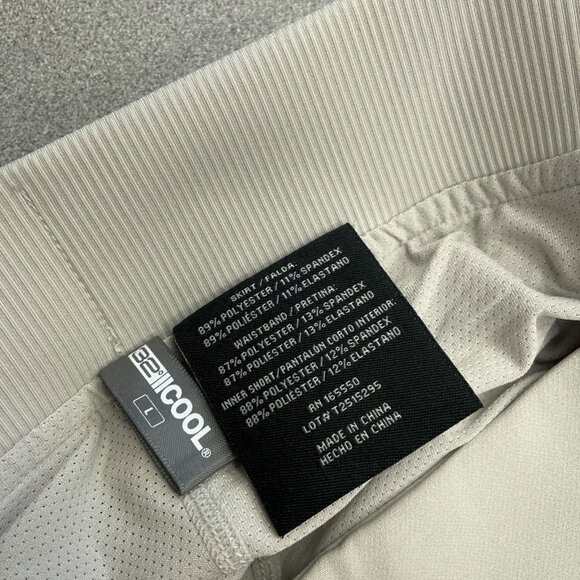 32 Degrees Cool Women's L Light Gray Skorts n1157 - Picture 10 of 12